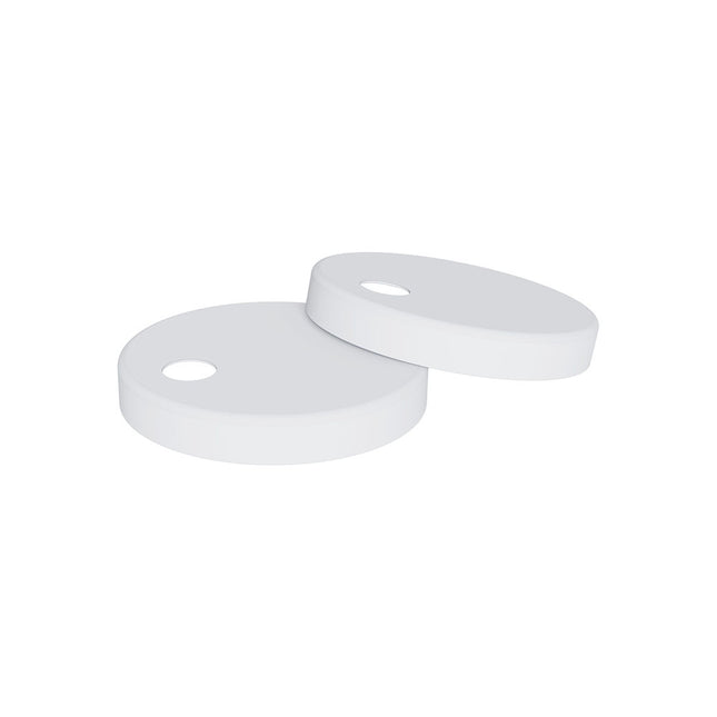 Fienza Seat Hinge Covers for Standard Seats, Matte White ,