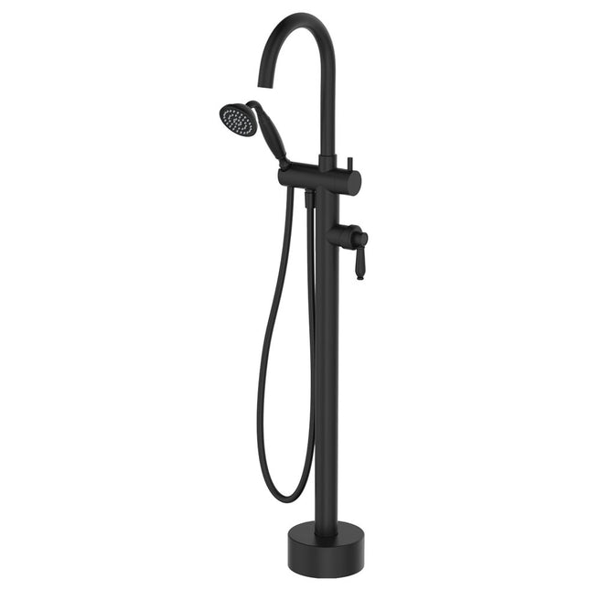 Eleanor Floor Mixer and Shower Matte Black ,