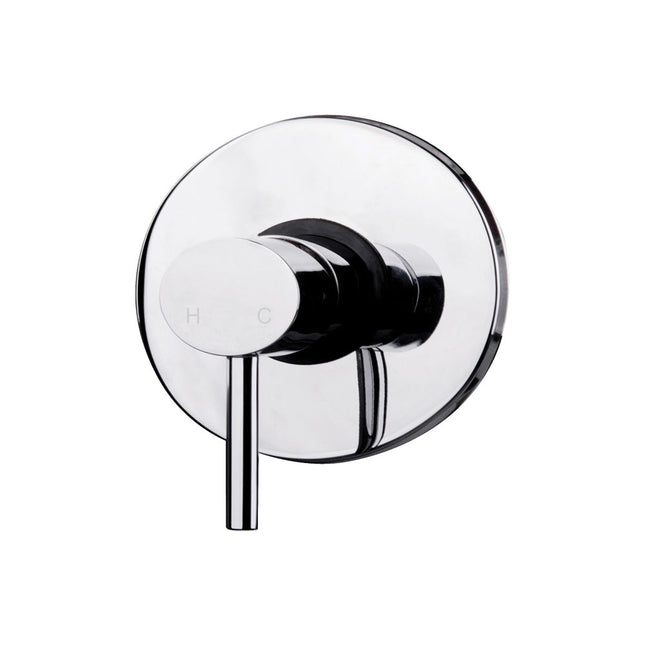 Fienza Ovalie Chrome Wall Shower Mixer ,