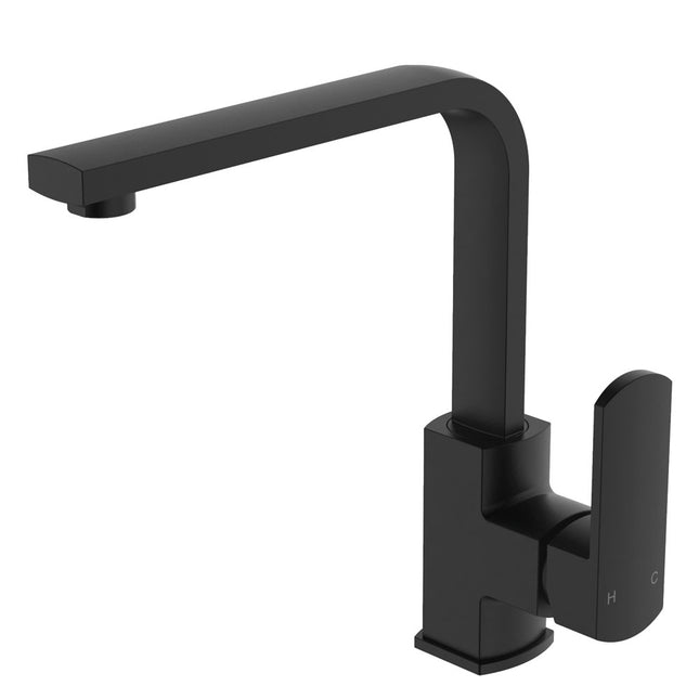 Koko Swivel Sink Mixer Matte Black ,