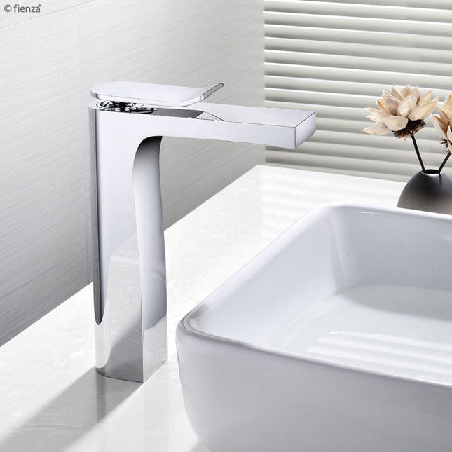 Fienza Lincoln Tall Basin Mixer Tap Chrome ,