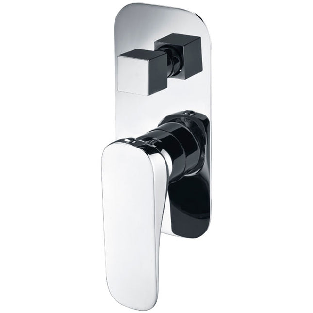 Fienza Luciana Chrome Wall Shower Mixer Diverter ,