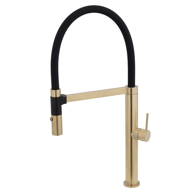 Kaya Pull Down Sink Mixer Urban Brass ,