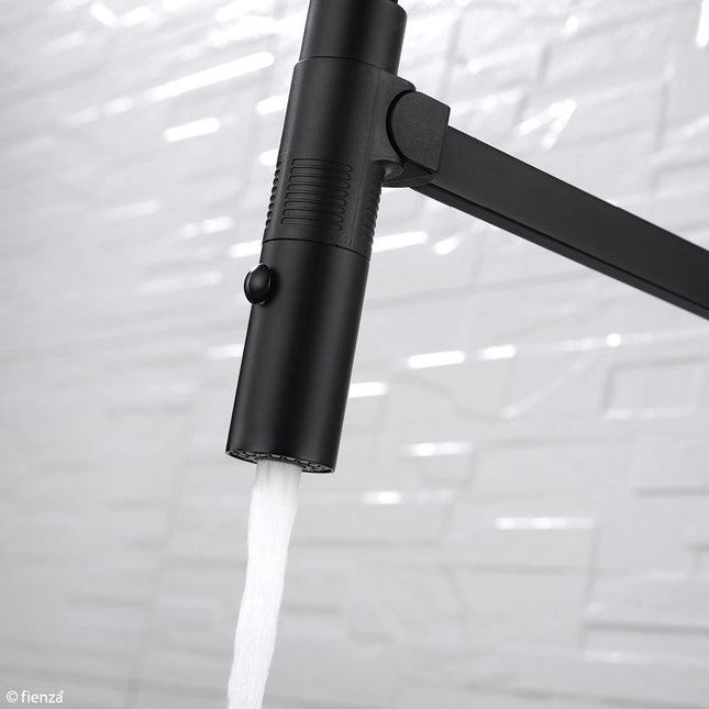 Kaya Pull Down Sink Mixer Urban Brass ,