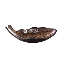 Above Counter Tempered Glass Basin Special Fish Shape Basin 450x350x170 ,