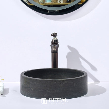 Round Above Counter Basin Nature Stone 400x400x120 ,
