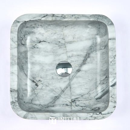 Square Above Counter Marble Surface Stone Basin 400x400x140 ,