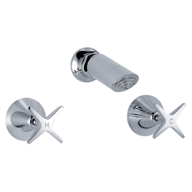 Fienza Laredo Chrome Shower Set, 3 Piece Tapware ,