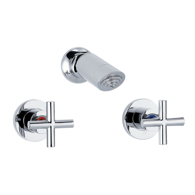 Fienza Michelle Chrome Shower Set, 3 Piece Tapware ,