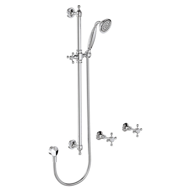 Fienza Lillian Chrome Rail Shower Set ,