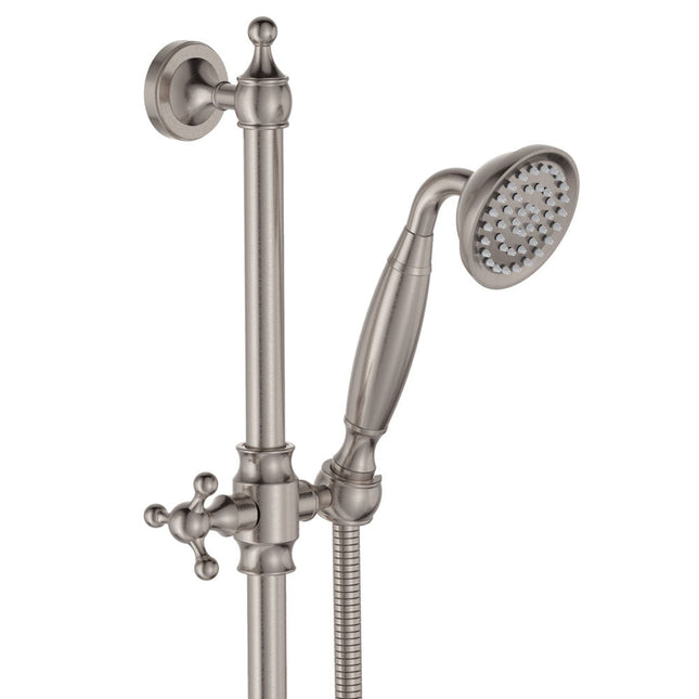 Fienza Lillian Brushed Nickel Rail Shower Set ,