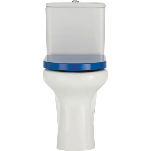 Fienza Rak Compact Back to Wall Toilet Suite, Blue Seat ,