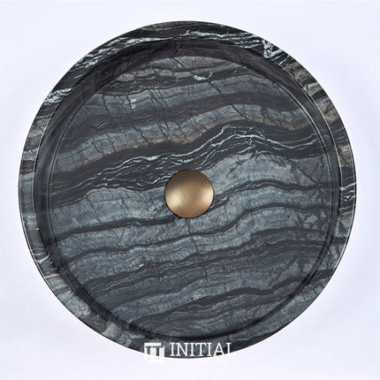 Above Counter Basin Unique Stone Round Marble Surface 420x420x140 ,