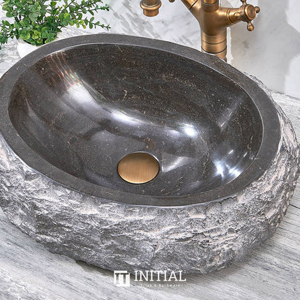 Above Counter Stone Basin Round Marble Surface Basin 430x430x140 ,
