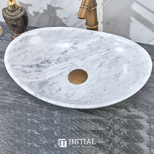 Above Counter Stone Basin Oval Marble Surface Basin 480x330x120 ,