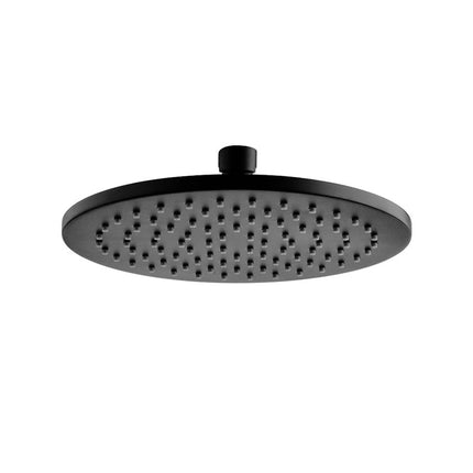 Fienza Strarry 200mm Round Matte Black Shower Head ,