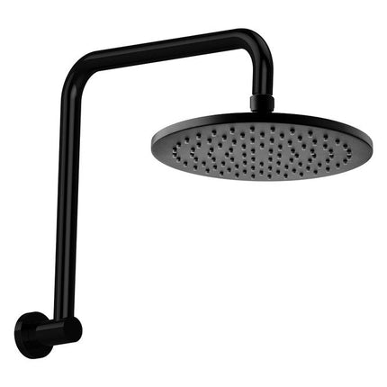 Fienza Strarry 200mm Round Matte Black Shower Head ,