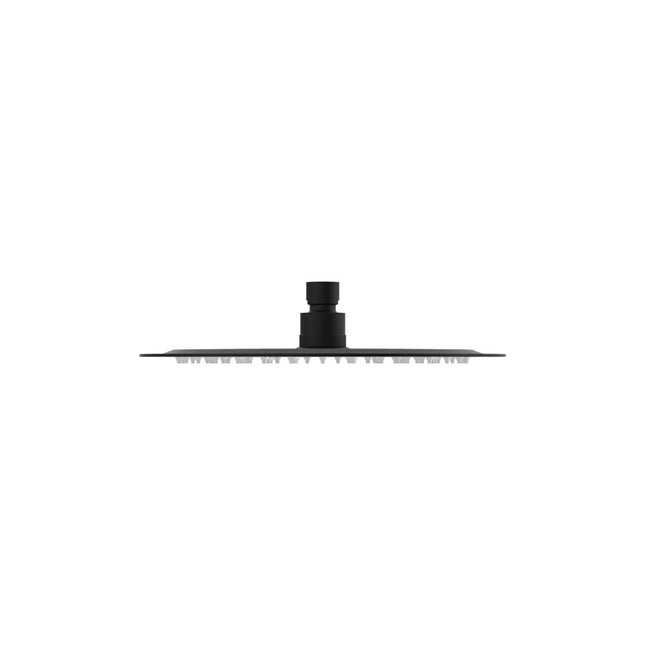 Fienza Kaya 250mm Round Matte Black Shower Head ,