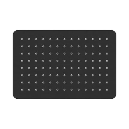 Fienza Koko 300x200mm Rectangular Matte Black Shower Head ,