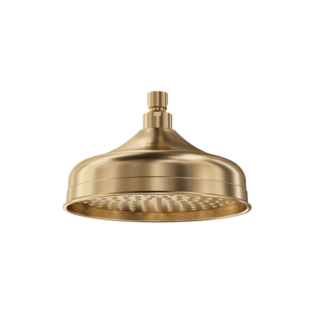 Fienza Lillian 208mm Round Rain Gold Shower Head ,