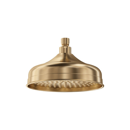 Fienza Lillian 208mm Round Rain Gold Shower Head ,
