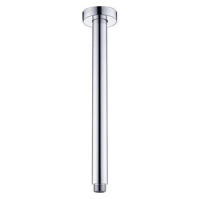 Fienza Round Chrome Ceiling Dropper, 5 Lengths ,