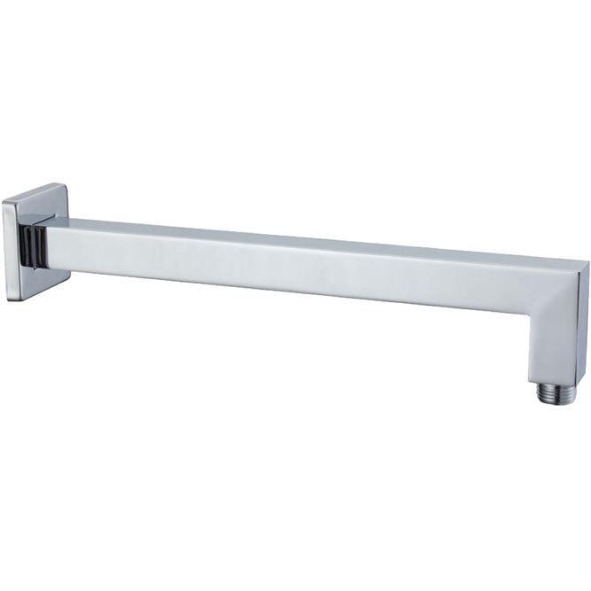 Fienza Square Chrome 380mm Angled Shower Arm ,