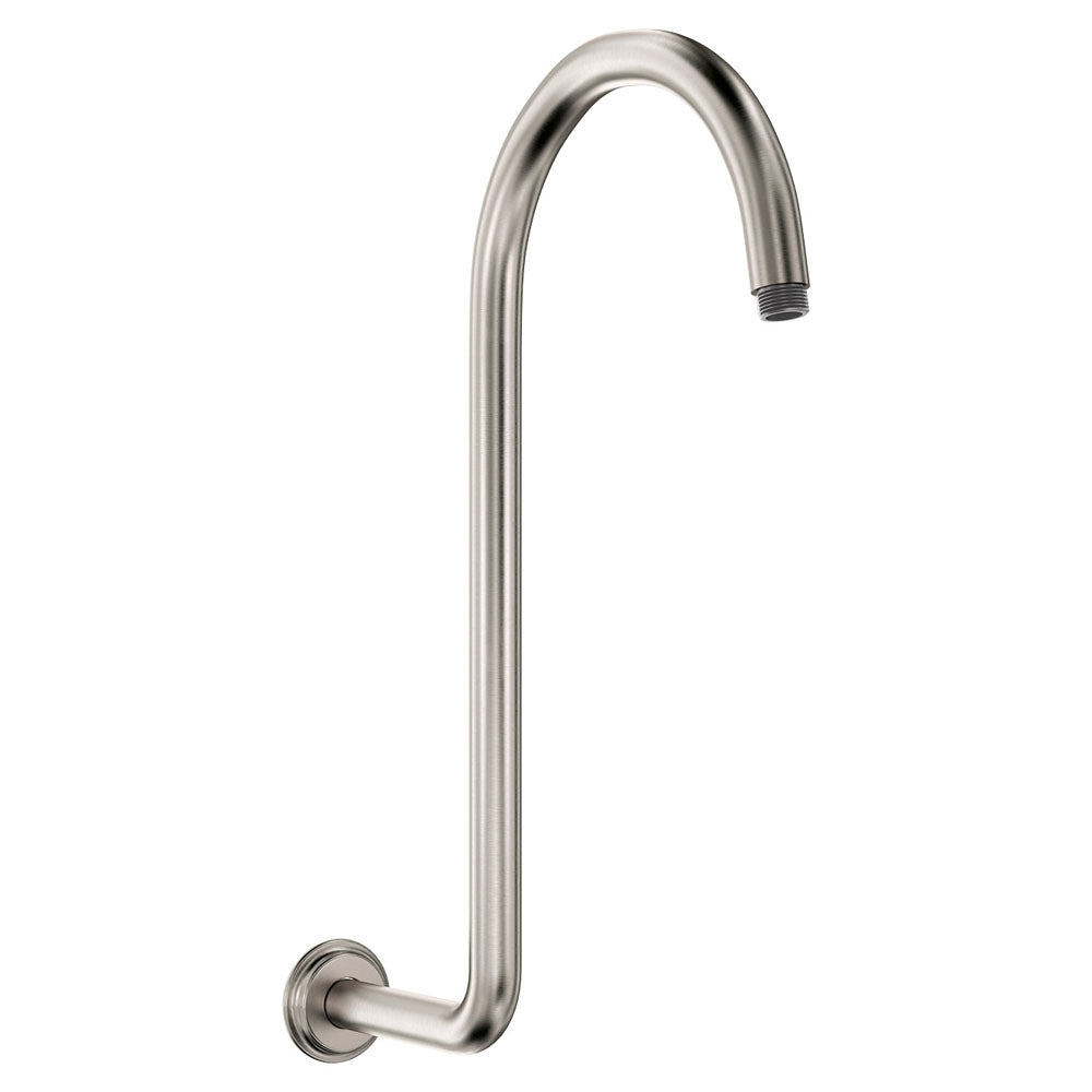 Fienza Classical Brushed Nickel Swan Neck Shower Arm ,