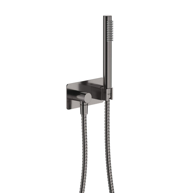 Fienza Isabella Gun Metal Hand Shower, Soft Square Plate ,