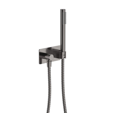 Fienza Isabella Gun Metal Hand Shower, Soft Square Plate ,
