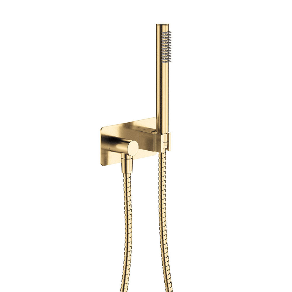 Fienza Isabella Gold Hand Shower, Soft Square Plate ,