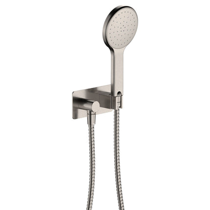 Fienza Kaya Brushed Nickel Hand Shower, Soft Square Plate ,
