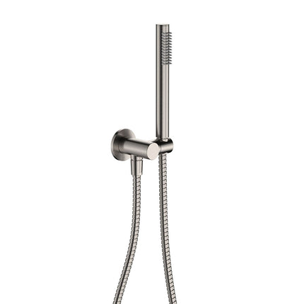 Fienza Isabella Brushed Nickel Hand Shower, Round Plate ,