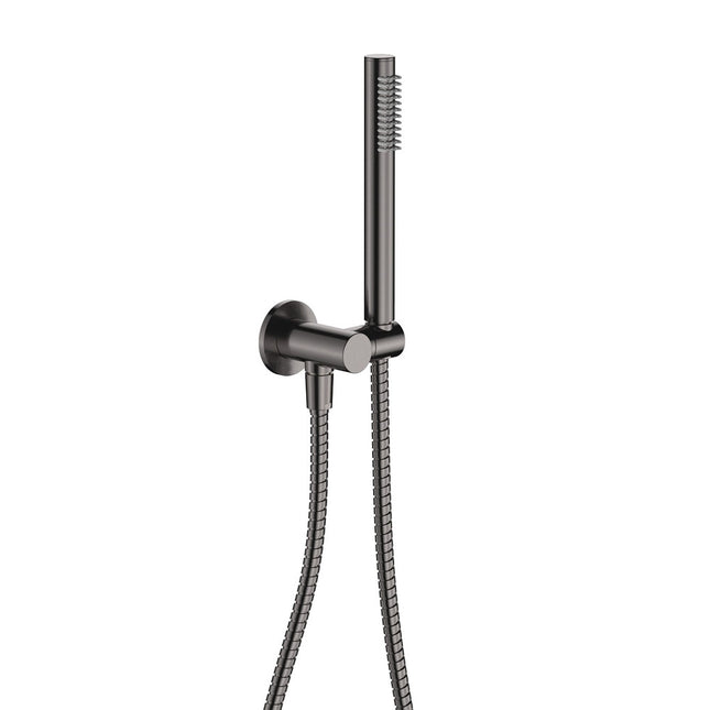 Fienza Isabella Gun Metal Hand Shower, Round Plate ,