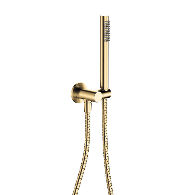 Fienza Isabella Gold Hand Shower, Round Plate ,