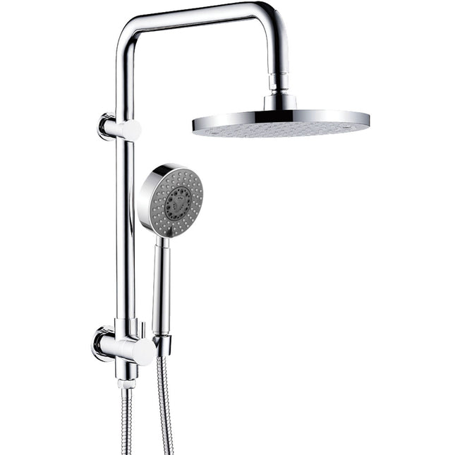Fienza Isabella Chrome Multifunction Twin Half Rail Shower ,