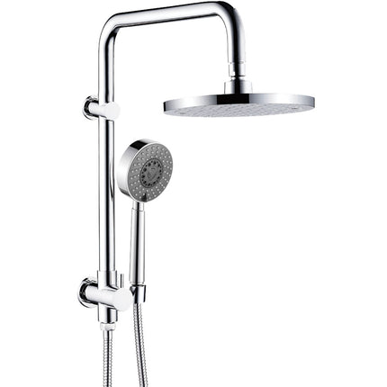 Fienza Isabella Chrome Multifunction Twin Half Rail Shower ,