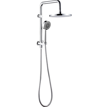 Fienza Isabella Chrome Multifunction Twin Half Rail Shower ,