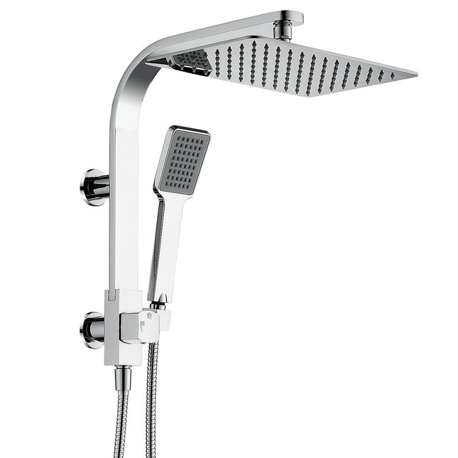 Fienza Koko Chrome Twin Half Rail Shower ,