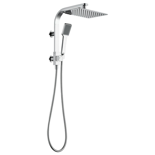 Fienza Koko Chrome Twin Half Rail Shower ,