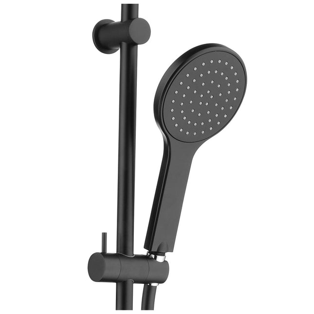 Fienza Hustle Matte Black Rail Shower ,