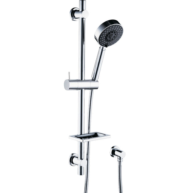Fienza Stella Chrome Rail Shower With Soap Dish ,