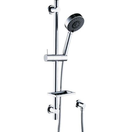 Fienza Stella Chrome Rail Shower With Soap Dish ,