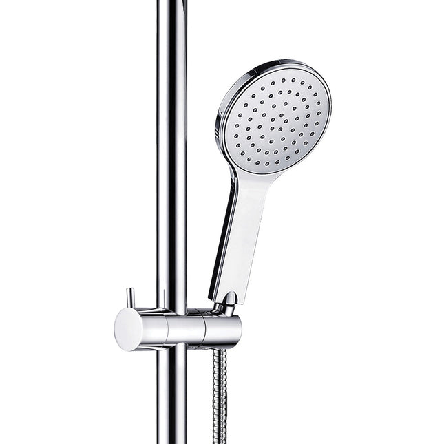 Fienza Luciana Care Chrome Right Hand Inverted T Rail Shower ,