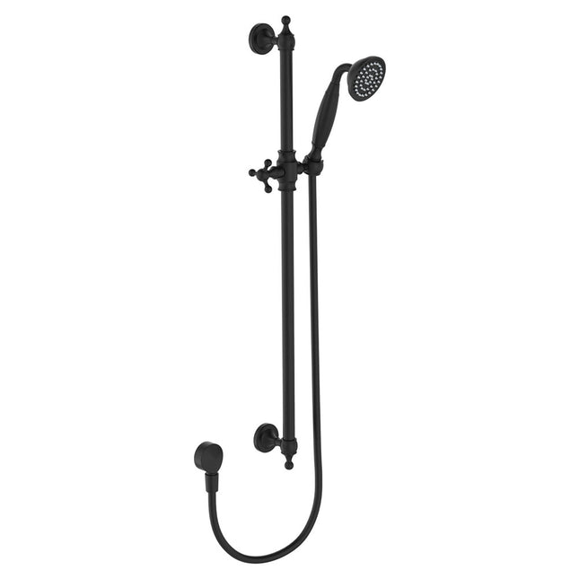 Fienza Lillian Matte Black Rail Shower ,