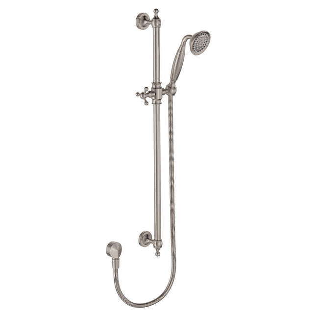 Fienza Lillian Brushed Nickel Rail Shower ,