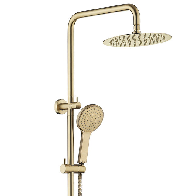 Fienza Kaya Gold Twin Rail Shower ,