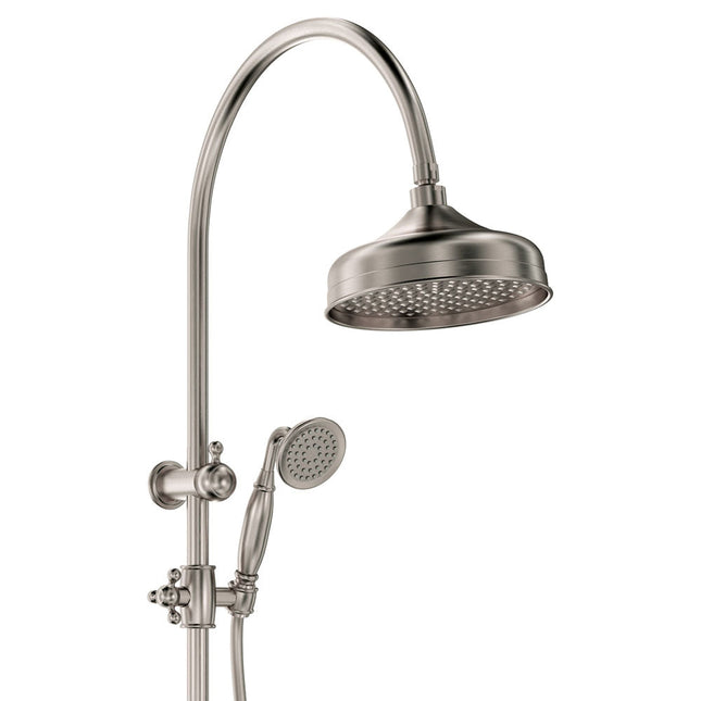 Fienza Lillian Brushed Nickel Twin Shower ,