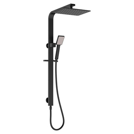 Fienza Koko Matte Black Deluxe Twin Shower ,