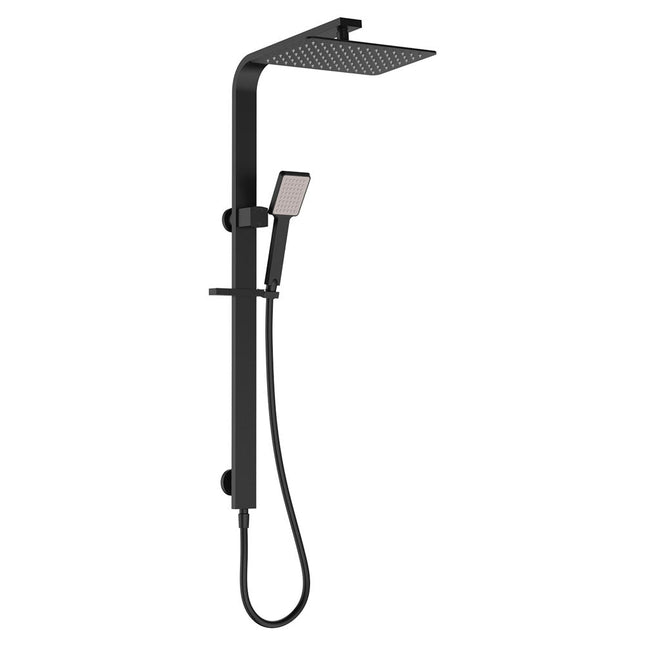 Fienza Koko Matte Black Deluxe Twin Shower ,